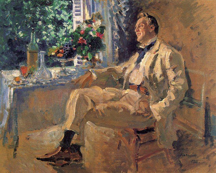 Konstantin Korovin The Opera Singer, Fiodor Shaliapin France oil painting art